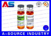 Testosteron Enanthate 250 Peptide Label Vial Desain Label Laboratorium Farmasi Farmasi Tahan Air