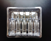 Plastik Blister Ampoule Tray 1ml*5 Type PVC Ampoule Packaging Medical, Ampoule Flasks Clear Blister Disesuaikan