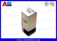 Laser Holographic 30 mL Botol Kotak Kertas Karton / PET / Bahan PVC